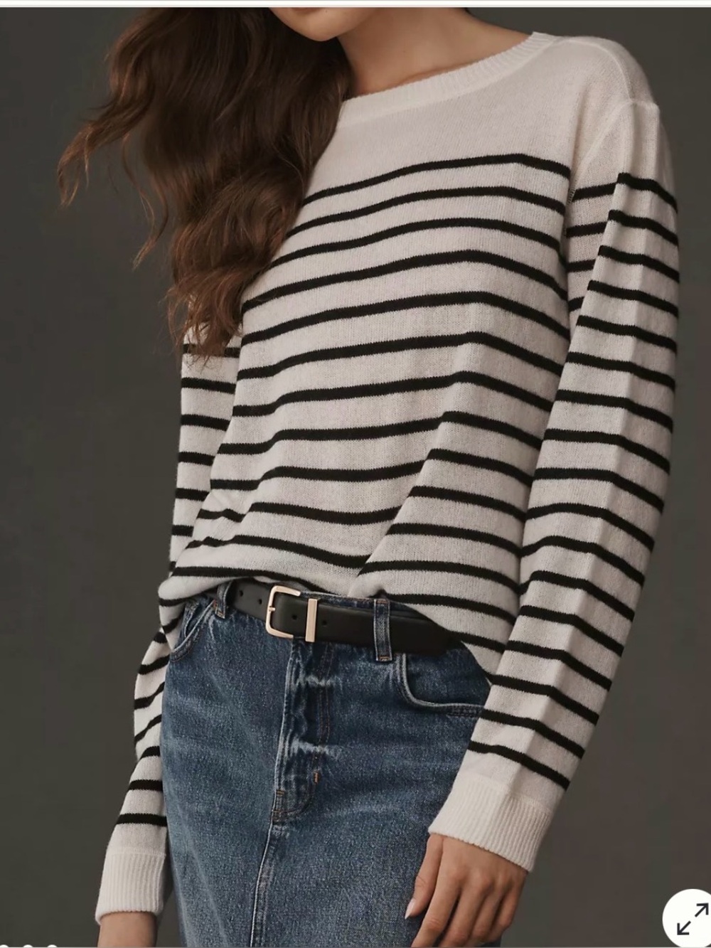 Reformation Cashmere Cropped  Sweater